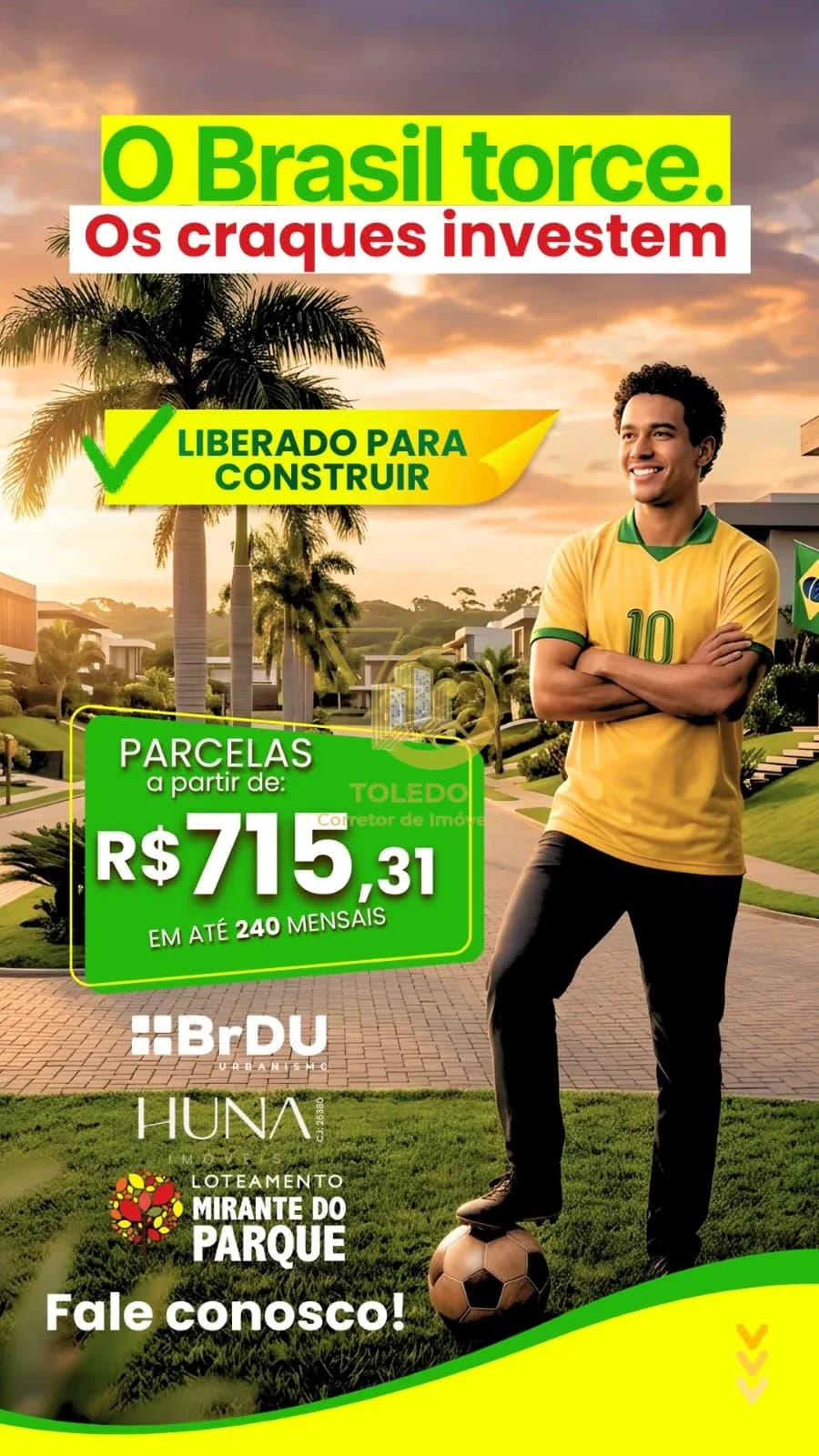 Terreno no loteamento mirante do parque a venda 